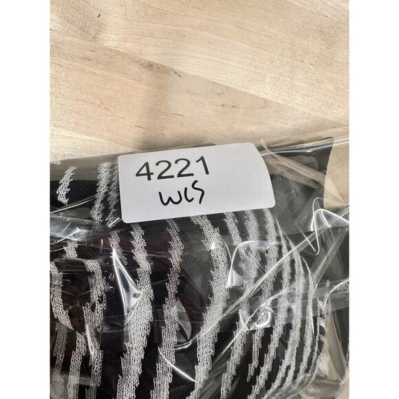 Ming Wang Black Open Front Cardigan White Detail Size Medium Old Money Luxury - Picture 9 of 9